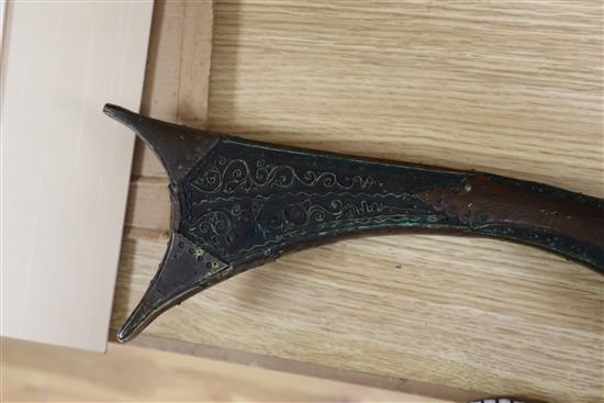 A 19th century Ottoman flintlock musket, length 105cm